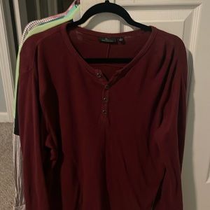 Marc Anthony Henley- Slim Fit